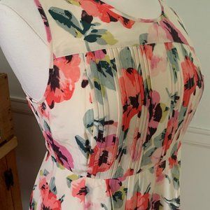 NWT Madewell tearose silk dress US 14 w pockets